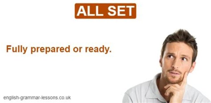 Are all set meaning?