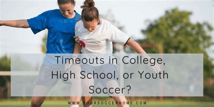 Are there timeouts in college soccer?
