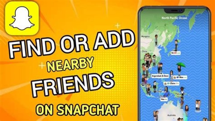 Can you add nearby on Snapchat?