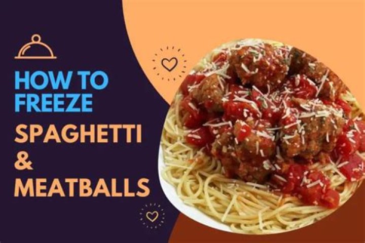Can you freeze spaghetti and meatballs together?