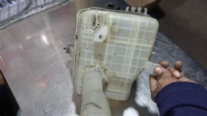Can you repair cracked coolant reservoir?