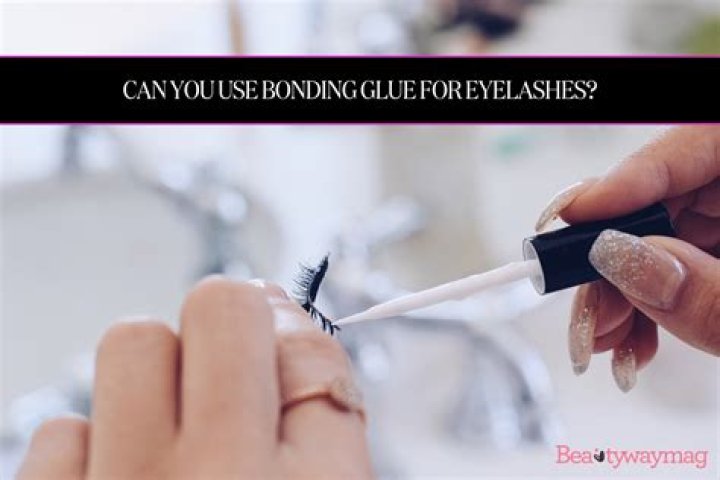 Can you use real glue for eyelashes?
