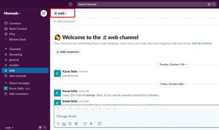 How do I change my slack private channel name?