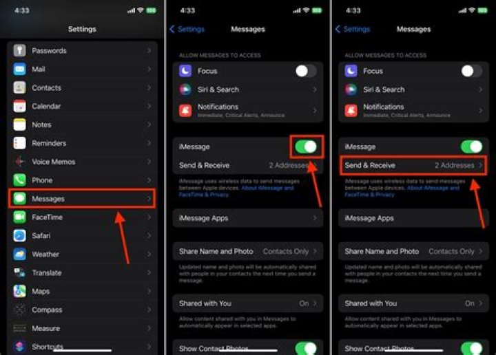 How do I get my messages to say iMessage on my lock screen?