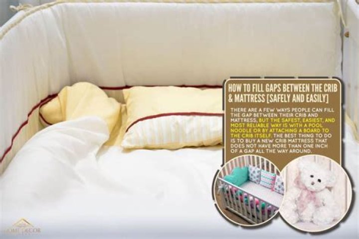 How do you fill the gap between crib and bed?