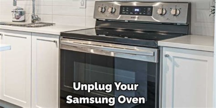 How do you get a Samsung oven out of demo mode?