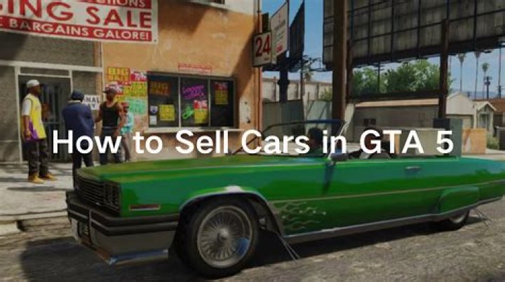 How do you sell cars in GTA five offline?