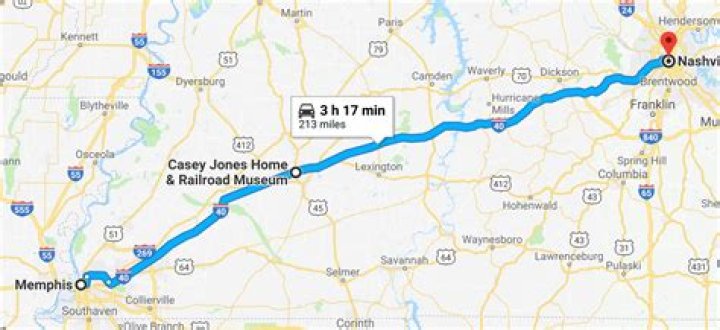 How far is it from Bristol TN to Memphis TN?