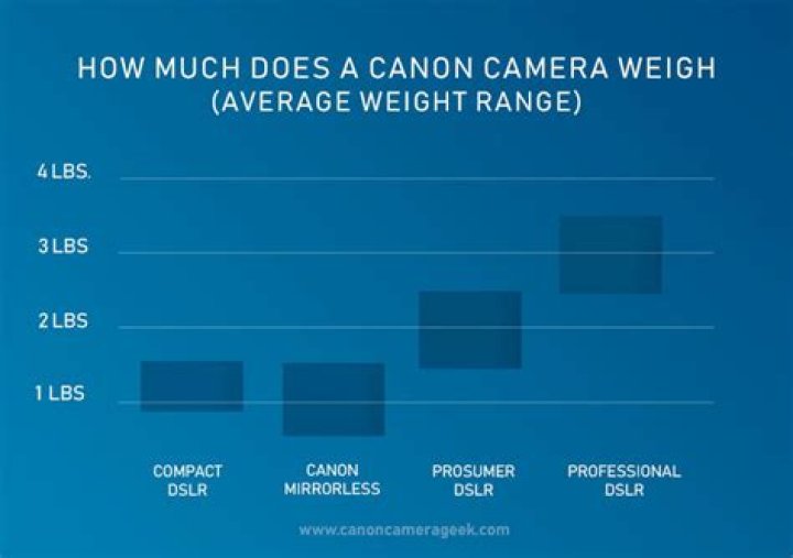 How much does a Canon camera weight?