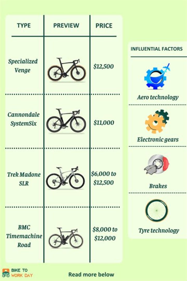 How much does a Tour de France bicycle cost?