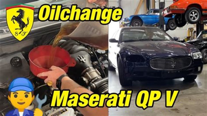 How much is a oil change for a Maserati?