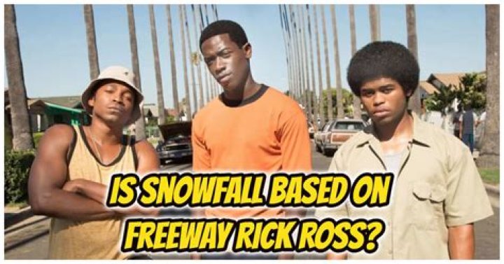 Is snowfall about Freeway Rick Ross?