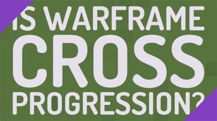 Is Warframe cross progression?