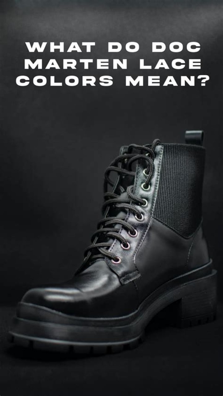 What do Doc Marten laces mean?