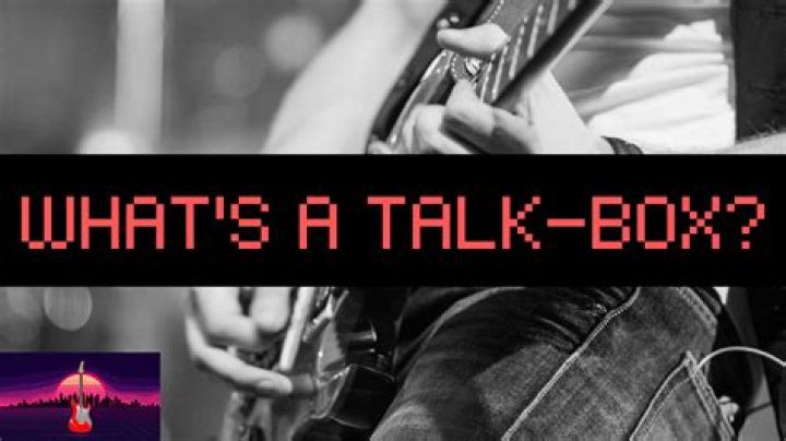 What is a talk box in music?