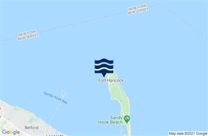 What time is high tide in Sandy Hook today?