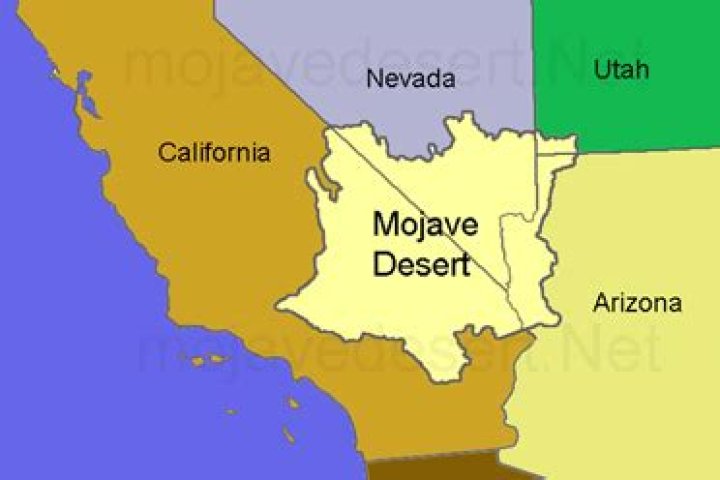 What towns are in the Mojave Desert?