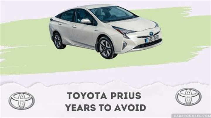 What year Prius is bad?