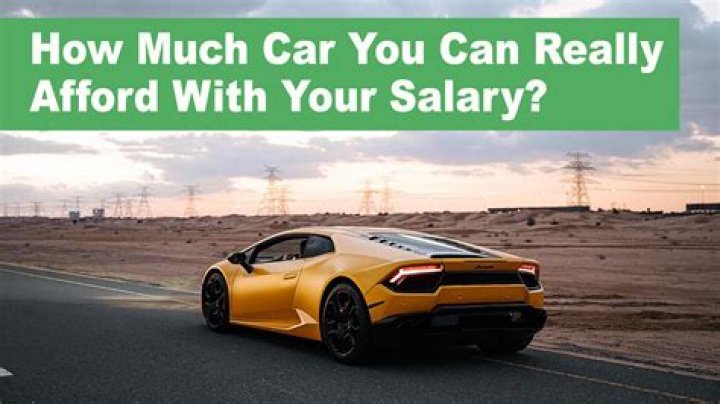 When can you afford a 100k car?