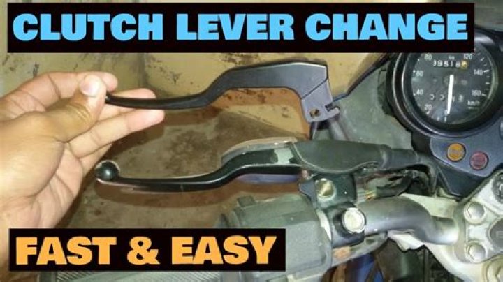 Which side is the clutch lever on a motorcycle?
