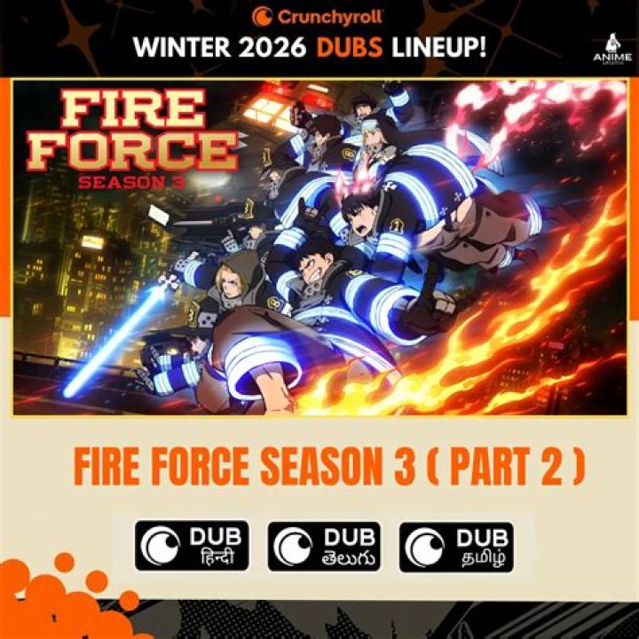 Who dubs fire force?