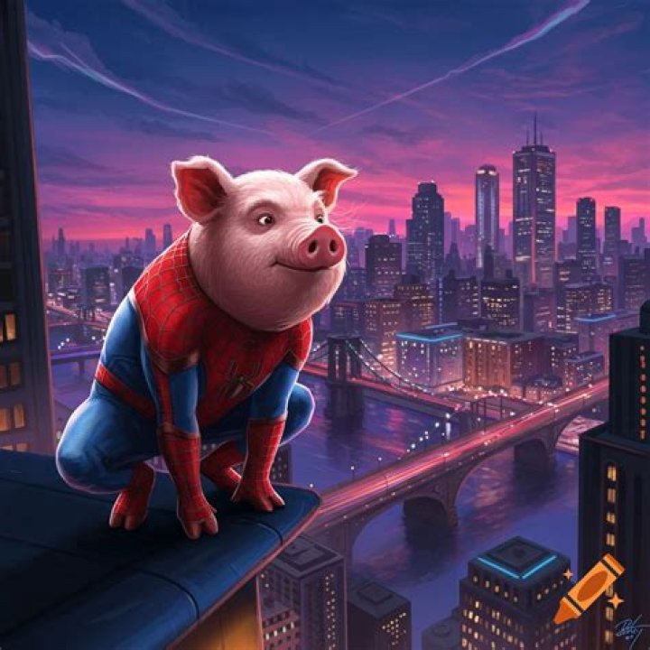 Who plays the pig Spiderman?