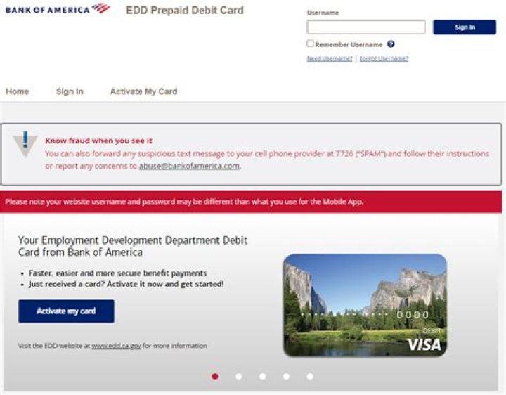 Why did I get a prepaid card from Bank of America?